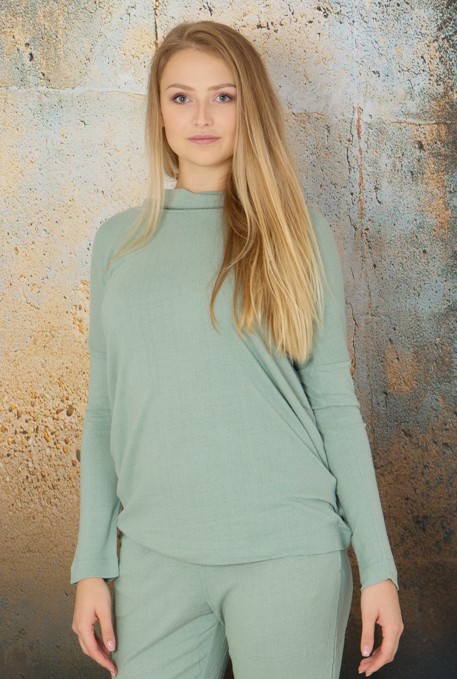 Mandarin Silk  Pure Silk Pullover