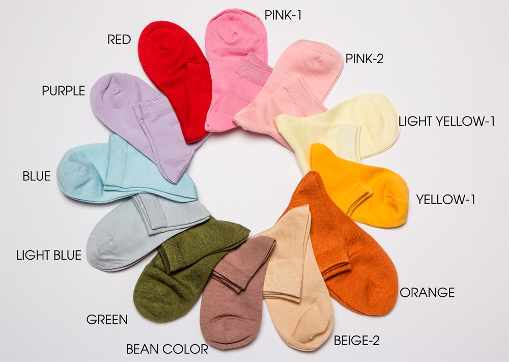 Mandarin Silk Stretch Female Socks /one size 36-40