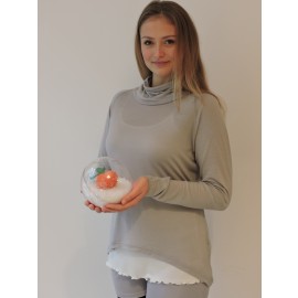 Mandarin Silk Seiden-wolle-Gemisch Pullover